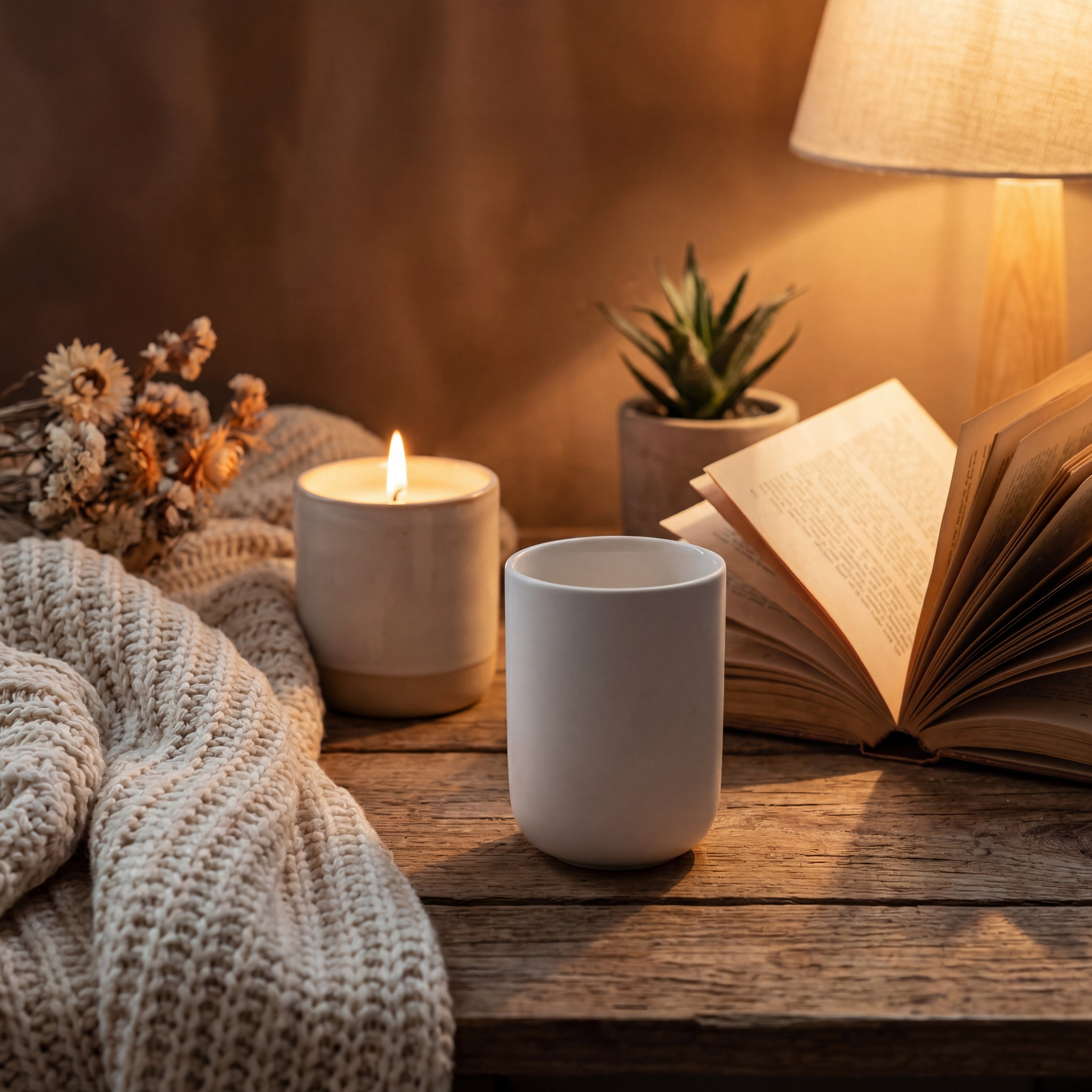 Ceramic Candle – Minimalist Soy Wax