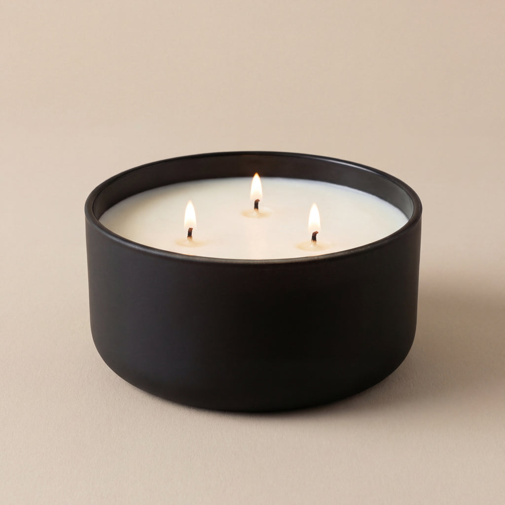 Ceramic Soy Candle – Cozy Boho Collection