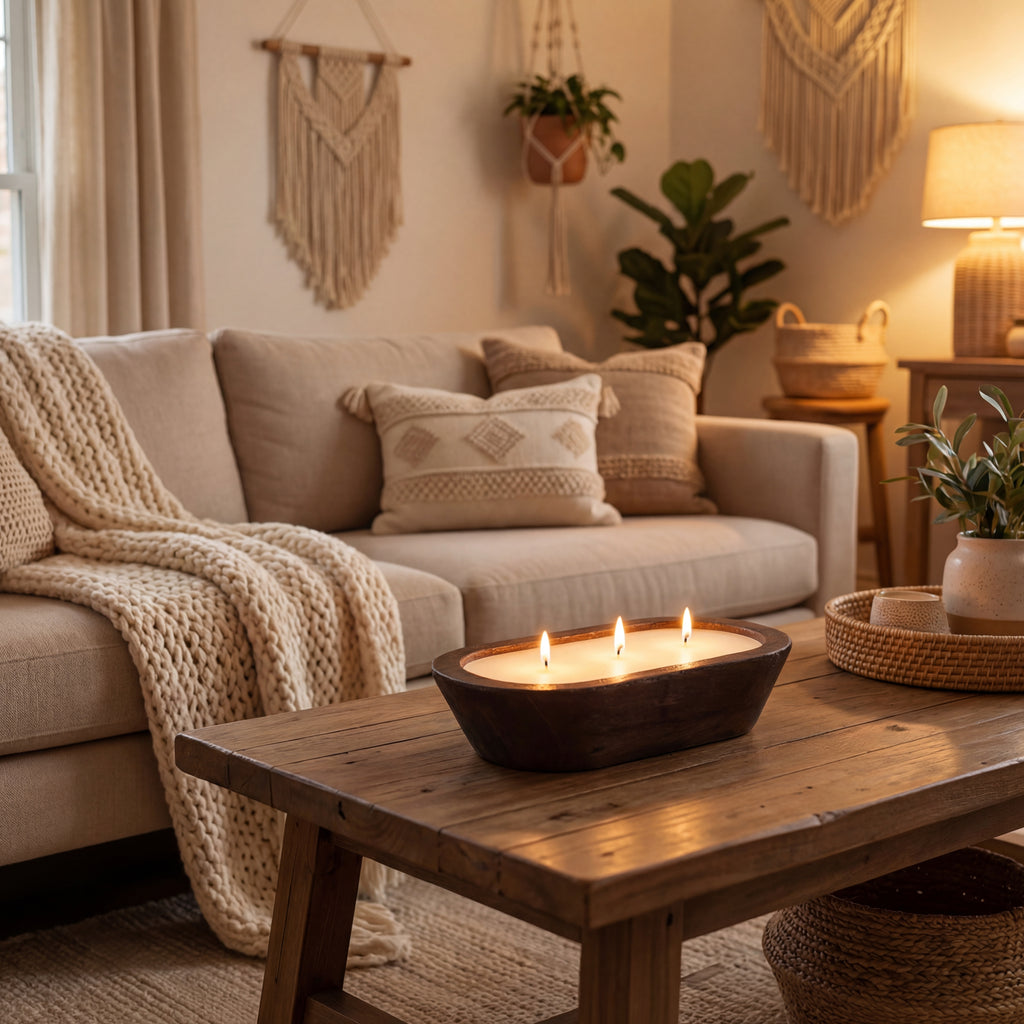 Matte Glass Candle – Minimalist Glow | Everlight Home